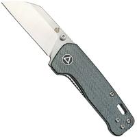 Image for QSP Knife Penguin Mini QS130XS-B, Satin 14C28N, Denim Micarta pocket knife