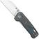 Afbeelding voor QSP Knife Penguin Mini QS130XS-D1, Satin 14C28N, Blue Shredded Carbonfiber zakmes