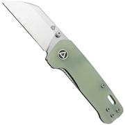 QSP Knife Penguin Mini QS130XS-F1, Satin 14C28N, Natural G10, couteau de poche