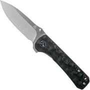 QSP Knife Hawk QS131-C Marbled Carbonfiber zakmes