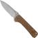 Image for QSP Knife Hawk QS131-G Brown Micarta pocket knife