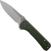 QSP Knife Hawk QS131-H Green Micarta zakmes