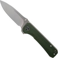 Image for QSP Knife Hawk QS131-H Green Micarta pocket knife