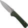 Image for QSP Knife Hawk QS131-H Green Micarta pocket knife