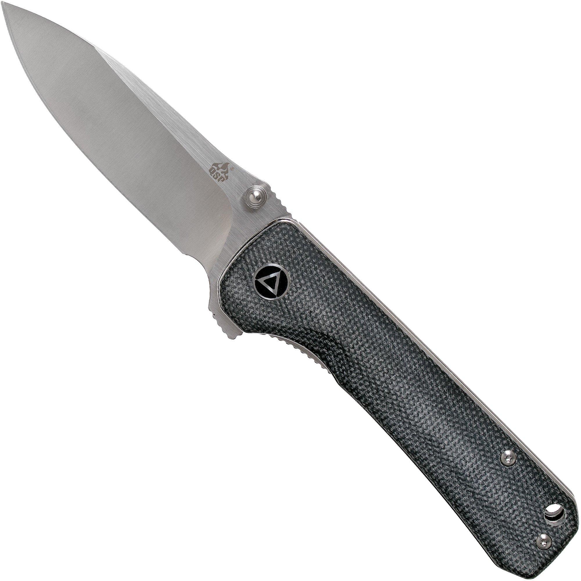 Nóż składany QSP Knife Hawk QS131-J Black Micarta