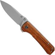 Nóż składany QSP Knife Hawk QS131-O1 Mkuruti Wood, Satin