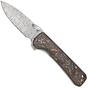 Bild für QSP Knife Hawk QS131-R Damascus, Copper Foil Carbonfiber Taschenmesser