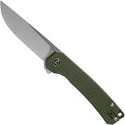 QSP Knife Osprey QS139-C Green Micarta, Satin, pocket knife