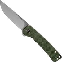 Image pour QSP Knife Osprey QS139-C Green Micarta, Satin, couteau de poche