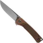 QSP Knife Osprey QS139-E1  Textured Copper, Satin, pocket knife