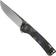 Image for QSP Knife Osprey QS139-G1 Blue Shredded Carbon fiber, Satin, pocket knife