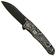 Image pour QSP Knife Otter QS140-A2 Blackwashed, Aluminum Foil Carbonfiber couteau de poche