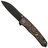 Immagine per QSP Knife Otter QS140-B2 Blackwashed, Copper Foil coltello da tasca in fibra di carbonio