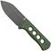 Image for QSP Knife Canary QS141-C2 Blackwashed, Black Green G10, neck knife