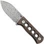 Image for QSP Knife Canary QS141-F Damascus, Copper Foil Carbon Fibre, neck knife