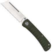 QSP Knife Hedgehog QS142-A, Green Micarta, couteau de poche slipjoint