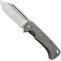 Afbeelding voor QSP Knife Rhino QS143-A, M390, Bead Blasted Titanium, MokuTi hardware, zakmes