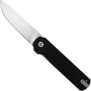 QSP Knife Lark QS144-A, Black G10, Satin 14C28N, coltello da tasca