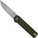 Image for QSP Knife Lark QS144-C, Green G10, Satin 14C28N, pocket knife
