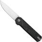 Afbeelding voor QSP Knife Lark QS144-E, Shredded CF Overlay Blue G10, Satin 14C28N, zakmes