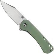 QSP Knife Kestrel QS145-B1 Stonewashed Jade G10, navaja