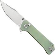 QSP Grebe QS147-D1, 14C28N Clippoint Jade G10, zakmes 