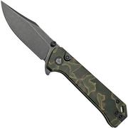 QSP Grebe QS147-F2, S35VN black Clippoint Noble Raffir, coltello da tasca