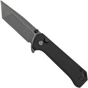 QSP Grebe QS148-C2, 14C28N Tanto noir G10 noir, couteau de poche