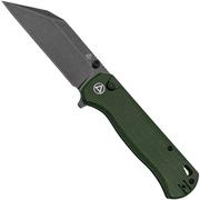 QSP Knife Swordfish QS149-B2 Green Micarta, Black Stonewashed, coltello da tasca
