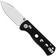 Afbeelding voor QSP Knife Canary Glyde 150GL-A1 Stonewashed 14C28N, Black G10, zakmes