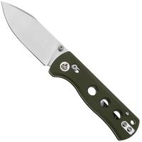 Bild für QSP Knife Canary Glyde 150GL-B1 Stonewashed 14C28N, Green G10, Taschenmesser