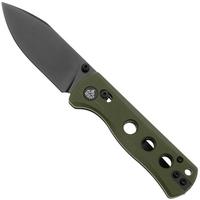 Bild für QSP Knife Canary Glyde 150GL-B2 Black 14C28N, Green G10, Taschenmesser