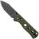 Afbeelding voor QSP Knife Canary Glyde 150GL-B2 Black 14C28N, Green G10, zakmes