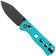 Image pour QSP Knife Canary Glyde 150GL-C2 Black 14C28N, Blue G10, couteau de poche