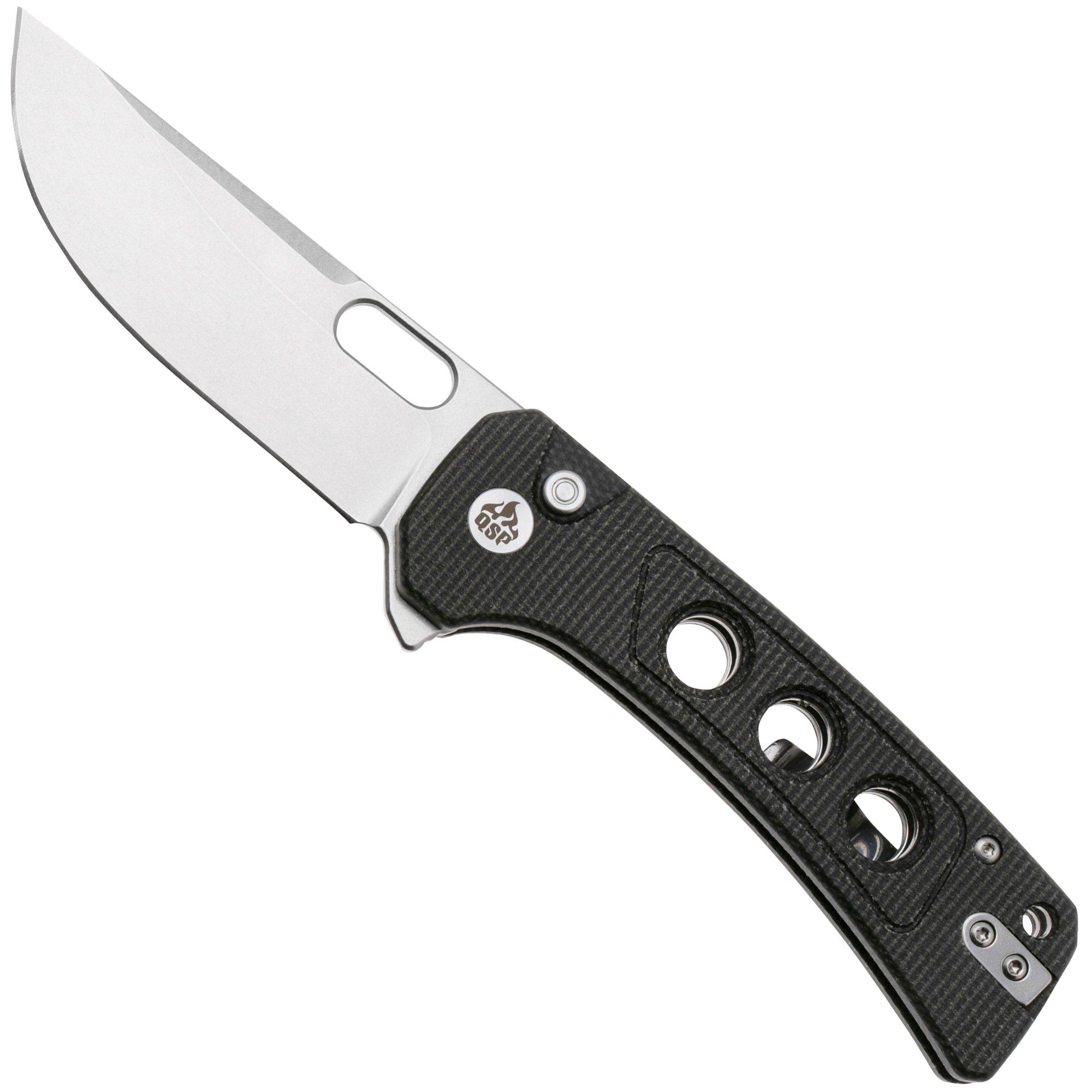 Nóż składany QSP Knife Unicorn QS156-A1 Stonewashed Brown Micarta