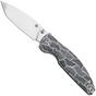 Afbeelding voor QSP Knife Turtle Punk QS158-B1 Stonewashed 14C28N Black White G10, zakmes, Keanu Alfaro design