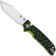 QSP Knife Kali QS159-C1 Stonewashed 14C28N Black Neon G10, navalha, Keanu Alfaro design