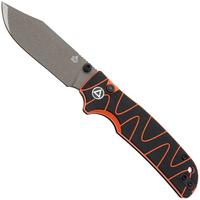 Afbeelding voor QSP Knife Kali QS159-D2 Ceramic Coated 14C28N Black Orange G10, zakmes, Keanu Alfaro design