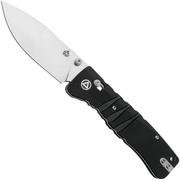 QSP Knife Ripley QS160-A1 Stonewashed 14C28N Black G10, navaja, diseño Keanu Alfaro