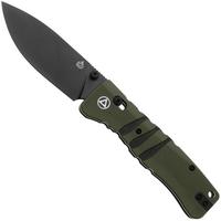 Image pour QSP Knife Ripley QS160-C2 Black 14C28N Olive Green Black G10, couteau de poche, Keanu Alfaro design