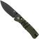 Image for QSP Knife Ripley QS160-C2 Black 14C28N Olive Green Black G10, pocket knife, Keanu Alfaro design