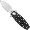 QSP Knife Beetle 162-A, Satin 14C28N, Black G10, pocket knife