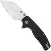QSP Knife Chefmaster 163-A1, Satin 14C28N, Black G10, pocket knife, Keanu Alfaro design