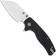 Image pour QSP Knife Chefmaster 163-A1, Satin 14C28N, Black G10, couteau de poche, Keanu Alfaro design