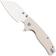Image pour QSP Knife Chefmaster 163-B1, Satin 14C28N, Ivory White G10, couteau de poche, Keanu Alfaro design