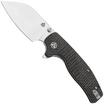QSP Knife Chefmaster 163-C1, Satin 14C28N, Brown Coarse Micarta, pocket knife, Keanu Alfaro design