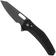 Image for QSP Knife Emu 164-A2, Black 14C28N, Black Micarta, pocket knife