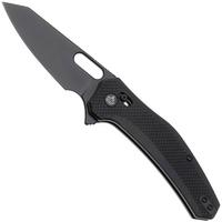 Afbeelding voor QSP Knife Emu 164-C2, Black 14C28N, Black Coarse G10, zakmes