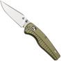 Image pour QSP Knife Reptile QS165-B1 Satin 14C28N, Green Aluminium, couteau de poche
