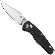 QSP Knife Reptile QS165-C1 Satin 14C28N, Black G10, zakmes